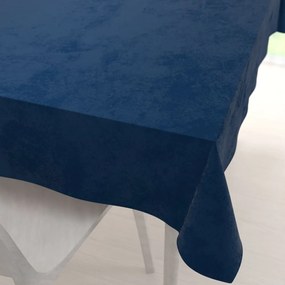 Biante Veľký zamatový obdĺžnikový obrus Velvet Premium SVP-029 Námornícka modrá 200x260 cm