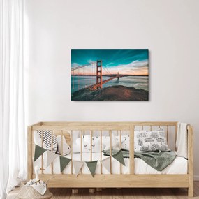 Obraz- Golden Gate, San Francisco (90x60 cm)