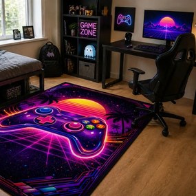 Protišmykový herný koberec Retro Pad