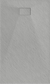 Mexen Hugo, SMC obdĺžniková sprchová vanička 140 x 80 cm, šedá, 42618014