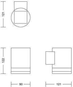 Philips - LED Solárne nástenné svietidlo FYCE LED/1,5W/3,7V 1200 mAh IP44