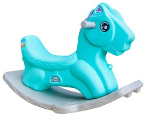 Aga4Kids Plastový hojdací koník DS3801 Modrý