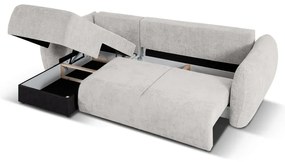 Svetlosivá rohová pohovka (ľavý roh) Matera – Cosmopolitan Design