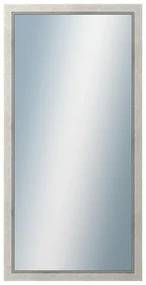 DANTIK - Zrkadlo v rámu, rozmer s rámom 60x120 cm z lišty CARRARA biela (2896)