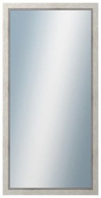 DANTIK - Zrkadlo v rámu, rozmer s rámom 60x120 cm z lišty CARRARA biela (2896)