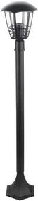 Rabalux MARSEILLE záhradné stĺpikové svietidlo max. 1x60W | E27 | IP44 - čierne, 8568