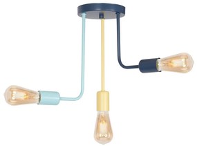 Detský prisadený luster CANDELA 3xE27/60W/230V