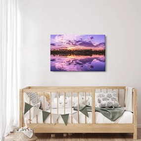 Obraz fialového neba (90x60 cm)