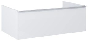 Elita Look, závesná skrinka pre umývadlo na dosku 80x45x28 cm 1S PDW, biela lesklá, ELT-167091