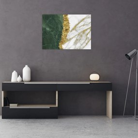Obraz - Zelený mramor N⁰1 (70x50 cm)