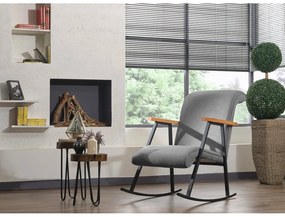 Sivé kreslo Yoka – Artie