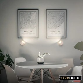 Briloner 3896011 - LED stmievateľné nabíjateľné nástenné svietidlo LED/1,6W/5V 1500 mAh béžová