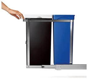 Plastový odpadkový kôš 35 l Dual - simplehuman