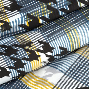 SATÉNOVÉ OBLIEČKY MANDY 160X200 CM, 2KS 70X80 CM VZOROVANÉ