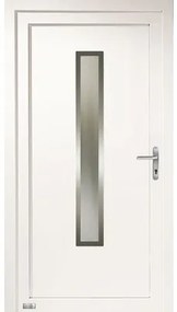 Vchodové plastové dvere A2200 100 P, biele