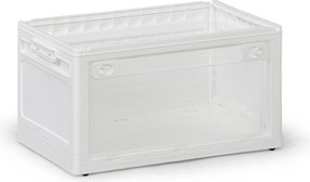 Veľký skladací regálový box XXL 94 l, 660x400x358 mm, biely