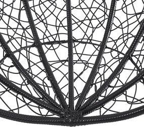 Závěsné houpací křeslo Houseland Mira L černé