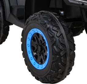 Ramiz Štvorkolka XT-Speed pre deti modrá + pohon 4x4 + EVA kolesá + pomalý štart + MP3 rádio + LED