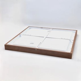 Brilagi - LED kúpeľňové svietidlo WOODY FRAME LED/40W/230V 60x60 IP44 dub čerešňa