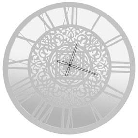 Okrúhle nástenné hodiny DARIO so zrkadlom 90cm