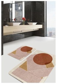 Zamatové kúpeľňové predložky v súprave 2 ks 60x100 cm – Mila Home