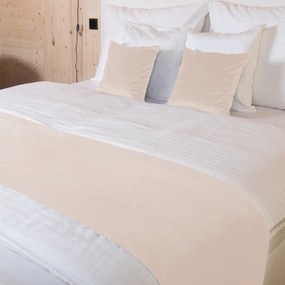 Biante Zamatový prehoz/behúň na posteľ Velvet Prémium SVP-020 Béžový 60x220 cm