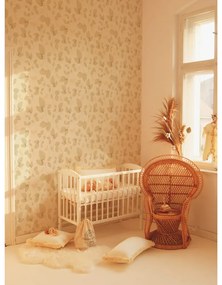 Tapeta jemné béžové listy 280×50 cm