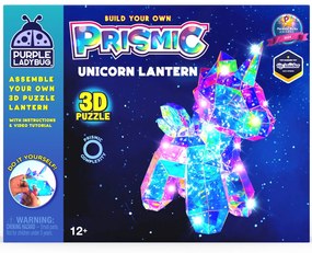 PRISMIC™ 3D Puzzle LED lampa - Jednorožec (APU-R-PM-1573)