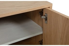 Modulárny TV stolík v dekore duba v prírodnej farbe 110x44 cm Modulair – vtwonen