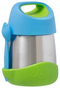 Termoska na jedlo - modrá/zelená