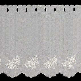 KRÁTKA ZÁCLONA NA PÚTKACH ELSIE 145X70 CM KVETY