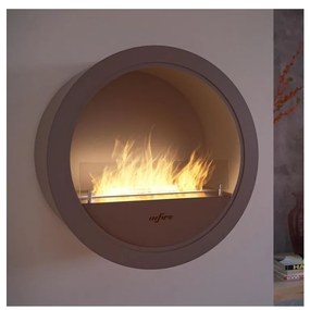 InFire - Nástenný BIO krb pr. 70 cm 3kW čierna
