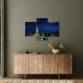 Obraz - Lampióny šťastia, Bangkok (90x60 cm)