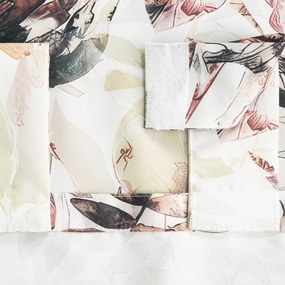 ZÁHRADNÝ VODEODOLNÝ ZÁVES NA PÚTKACH GARDEN 155X200 CM KVETY