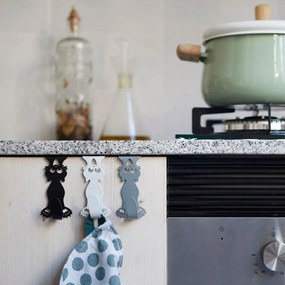 Závesné kovové háčiky v súprave 3 ks Curious Cats – Balvi