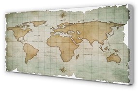 Obraz canvas mapa 120x60 cm