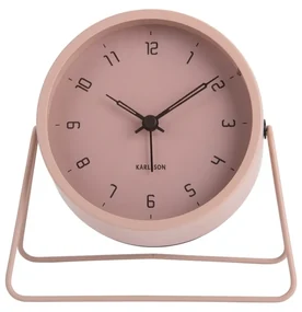 Karlsson 5952PI dizajnový budík 13 cm