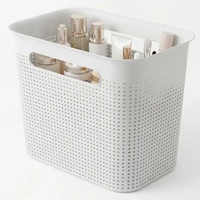 Rotho Úložný box s rúčkami BRISEN 7l, 26x18x21cm, biely