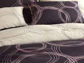 Bavlnené obliečky BUBBLES BLEND čierne Rozmer obliečky: 70 x 90 cm | 140 x 200 cm