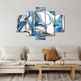 Obraz - Vlny z mramoru (150x105 cm)