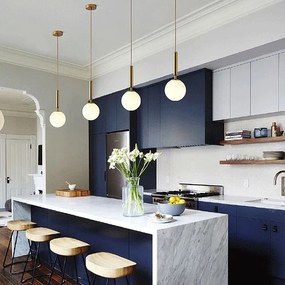 Toolight Toolight, stropné svietidlo 1xE27, G108-1W, zlatá, OSW-09733