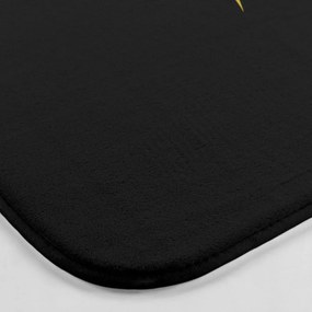 Čierna/v zlatej farbe kúpeľňová predložka 45x75 cm Orbella – douceur d'intérieur