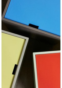 Žlto-sivá truhlica z jaseňového dreva 40x45 cm Vault – Hübsch