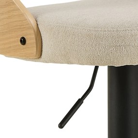 Barové stoličky v súprave s nastaviteľnou výškou 2 ks (výška sedadla 84 cm) Lucy – Actona