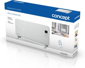 Teplovzdušný konvektor Concept KS4000 biely