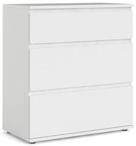 Biela nízka komoda 77x84 cm Nova – Tvilum