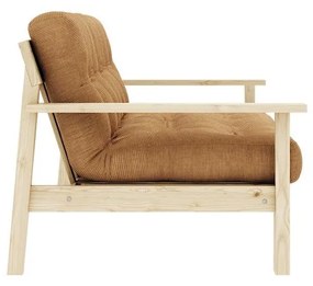 Rozkladacia pohovka v horčicovohnedej farbe 190 cm Unwind – Karup Design