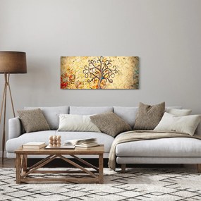 Obraz - Mozaikový strom života (120x50 cm)