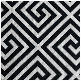 Tempo Kondela Koberec, čierno-biely vzor, 160x230, MOTIVE