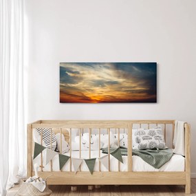 Obraz západu slnka (120x50 cm)